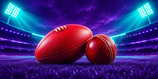 AFL football and cricket ball for sports betting at Rookash AFL football and cricket ball for sports betting at Rookash